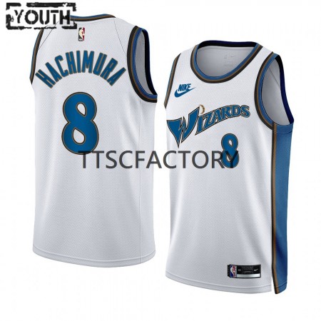 Dres Washington Wizards Rui Hachimura 8 Nike 2022-23 Classic Edition Bijela Swingman - Dječji